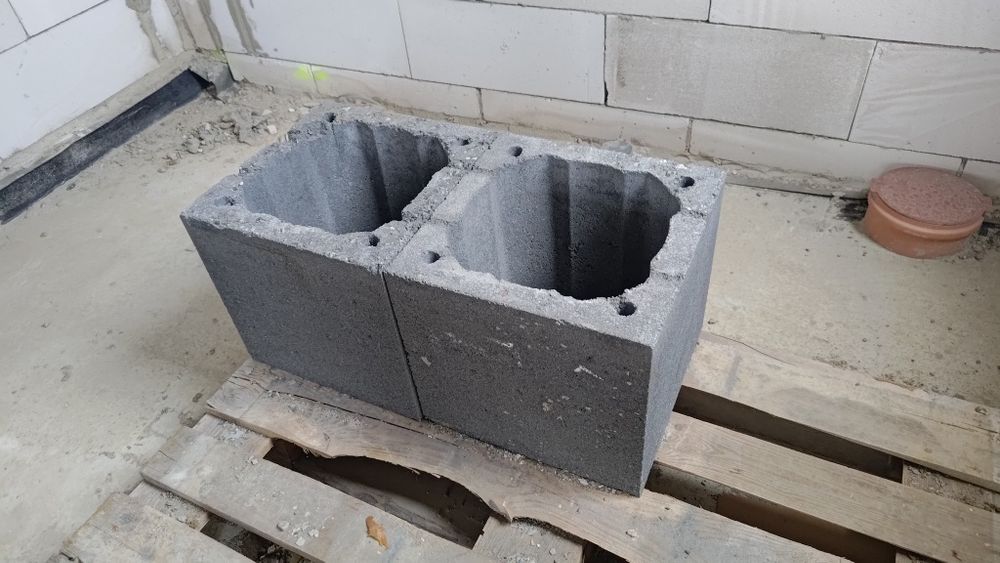 Jawar pustak kominowy perlitowy 36X36X33 CM. (2szt.)