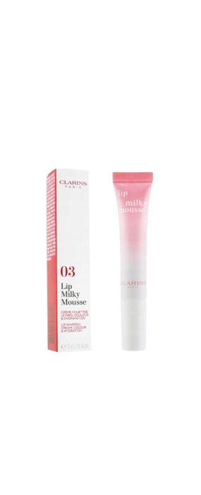 Clarins, Lip Milky Mousse, balsam do ust 03 Milky Pink
