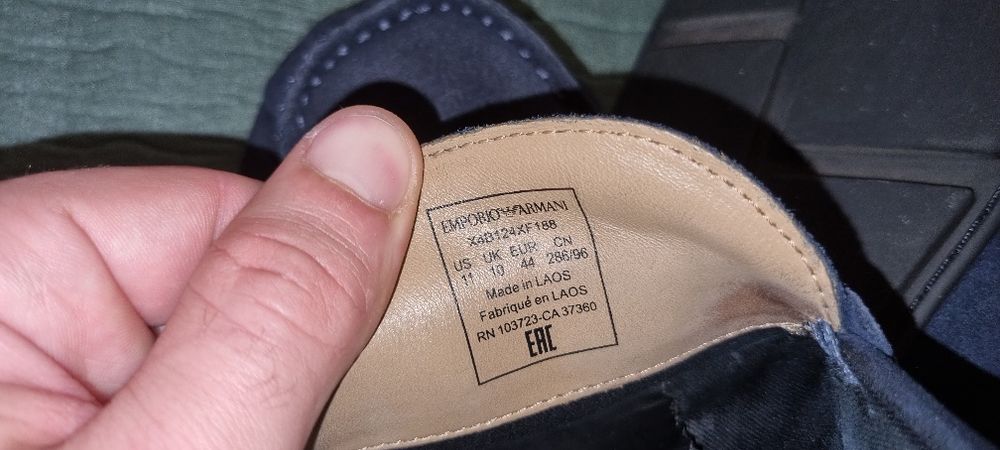 Мокасины Armani идеал