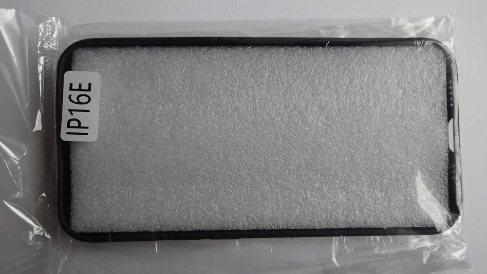 Plecki Etui do Apple iPhone 16e silikon, czarne
