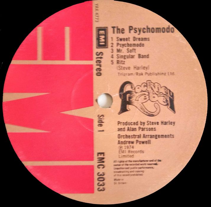 Cockney Rebel	- - - - -	The Psychomodo	- - - - -	LP