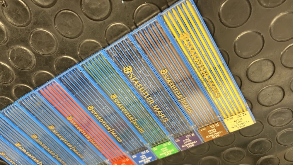 10 caixas Minas Lapiseira Steadler Lumochrom Lumograph