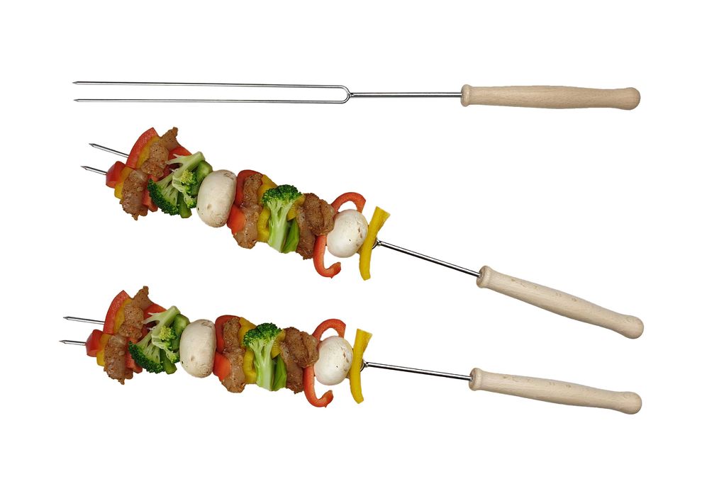 Szpikulce do szaszłyków grilla szampury widełki nierdzewne polskie LUX