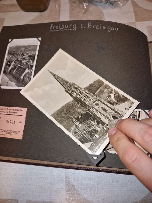 stare niemieckie zdjęcia pocztówki  album