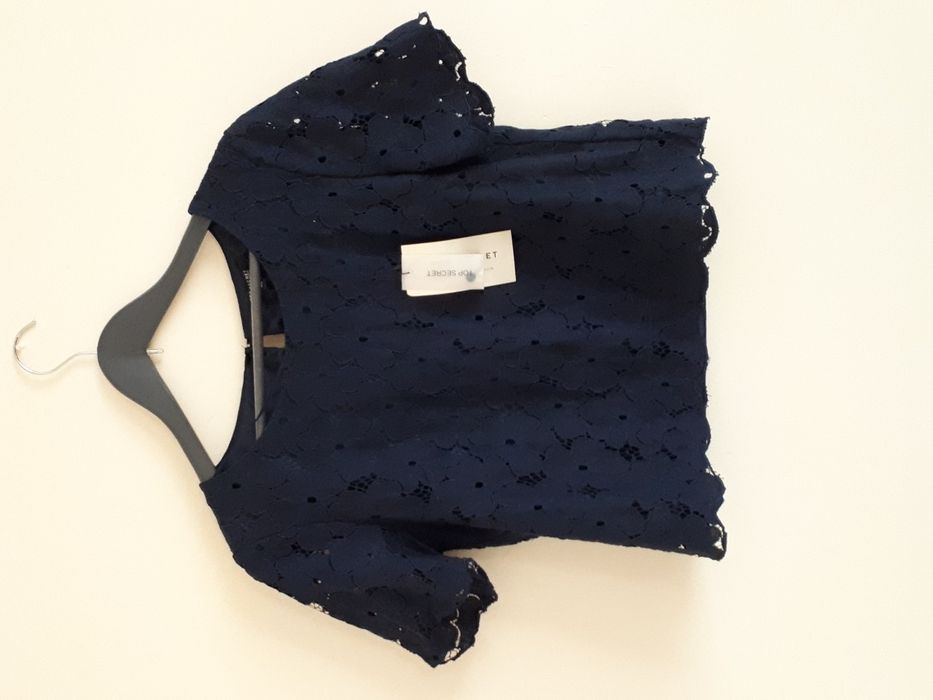 Koronkowa bluzka 42 top top secret bluzka damska grantowa