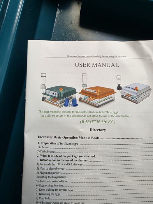 Incubadora Automática Transparente