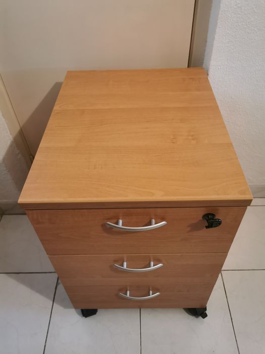 Módulo 3 Gavetas c/Rodas e Chave