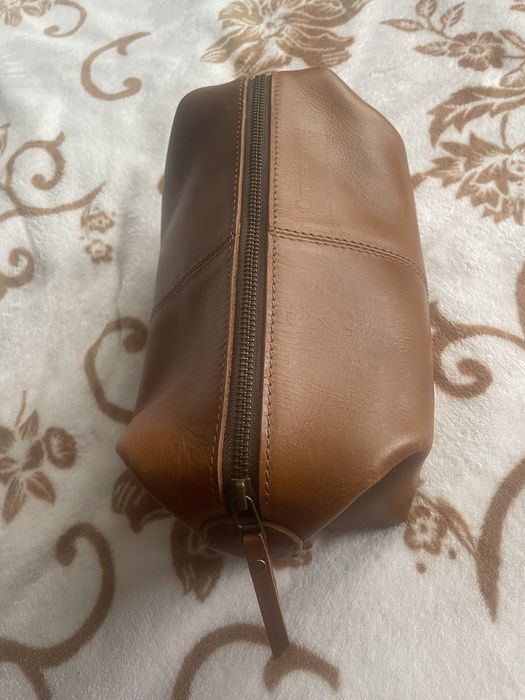 Kosmetyczka skórzana bawola (wołowa)