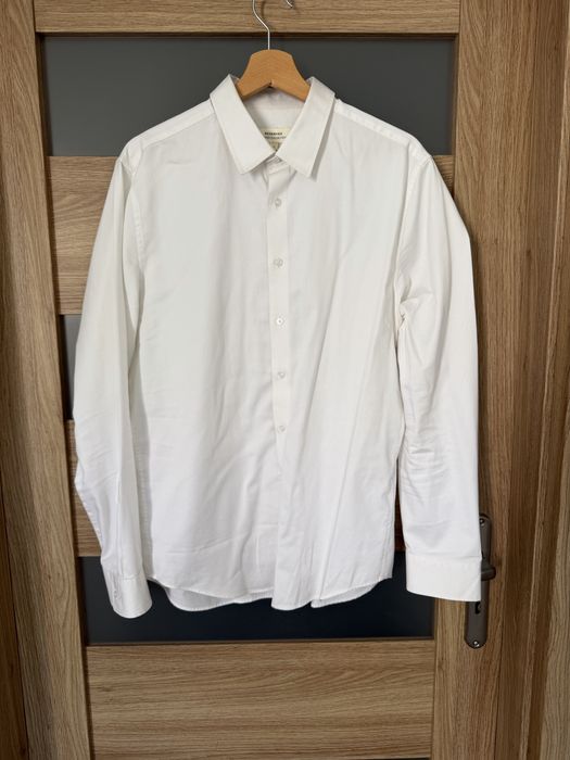 Biała koszula męska, L slim fit, limitowana kolekcja, Reserved