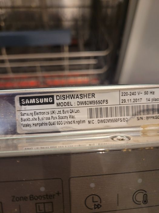 Zmywarka Samsung srebrna
