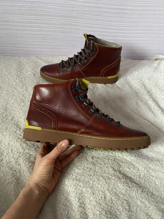 Clarks Chestnut NANU RISE Waterproof ботинки мужские 45р 29-29,5см