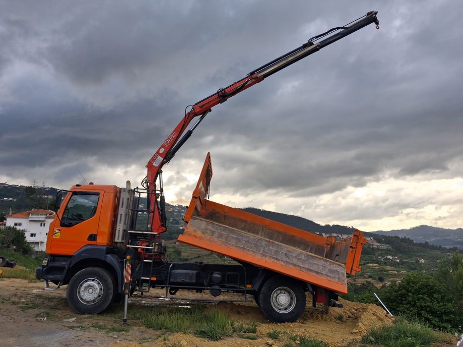 Camiao grua Renault kerax 370