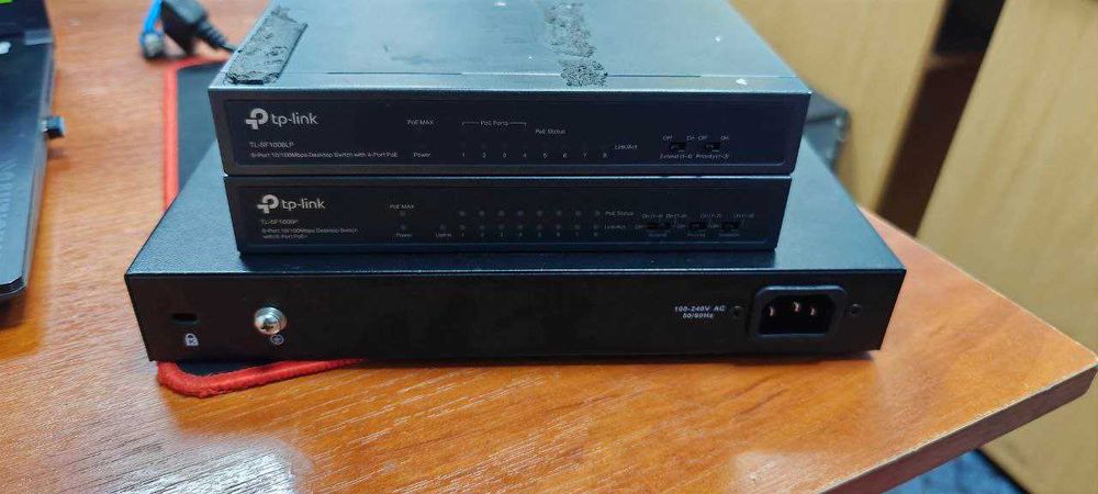 Комутатори POE не керовані для відеоспостереження TP-LINK