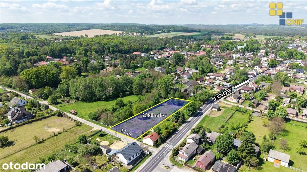 Urokliwa działka budowlana w Poniku