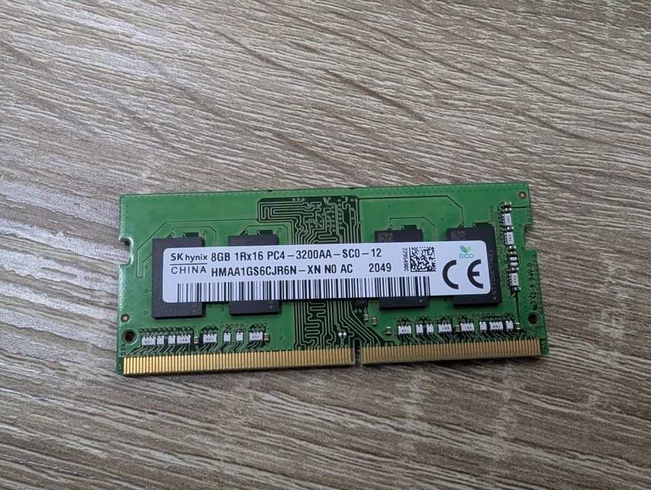 Модулі пам'яті SO-DIMM SK hynix DDR4 8GB 3200MHz