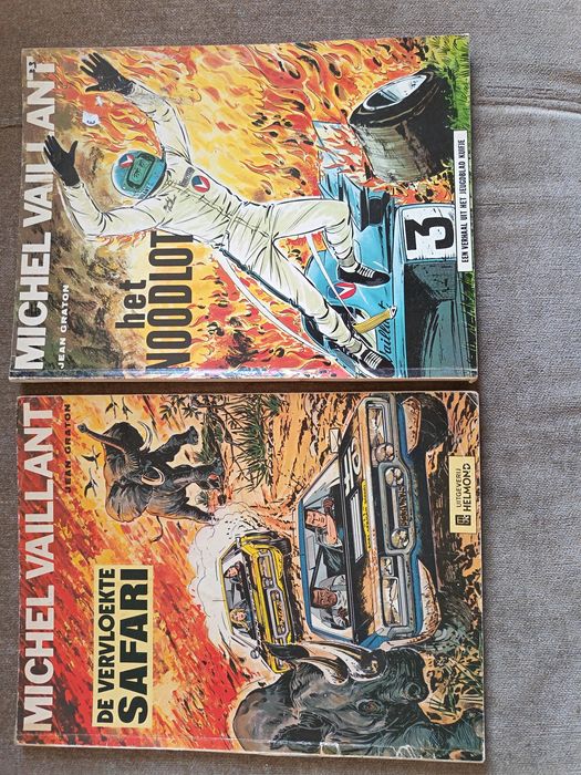 Michel Vaillant komiksy 7 szt Holenderski