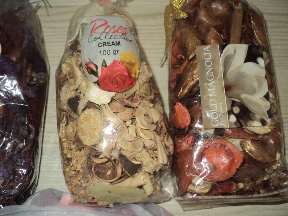 PotPourri 3 sztuki+ gratis, Lavendel, Rose, Gold Magnolia