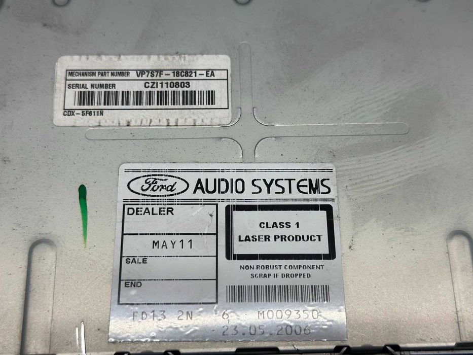 Fabryczne Radio Ford Mondeo MK3 NAVI KLIMA CDX-5F611N