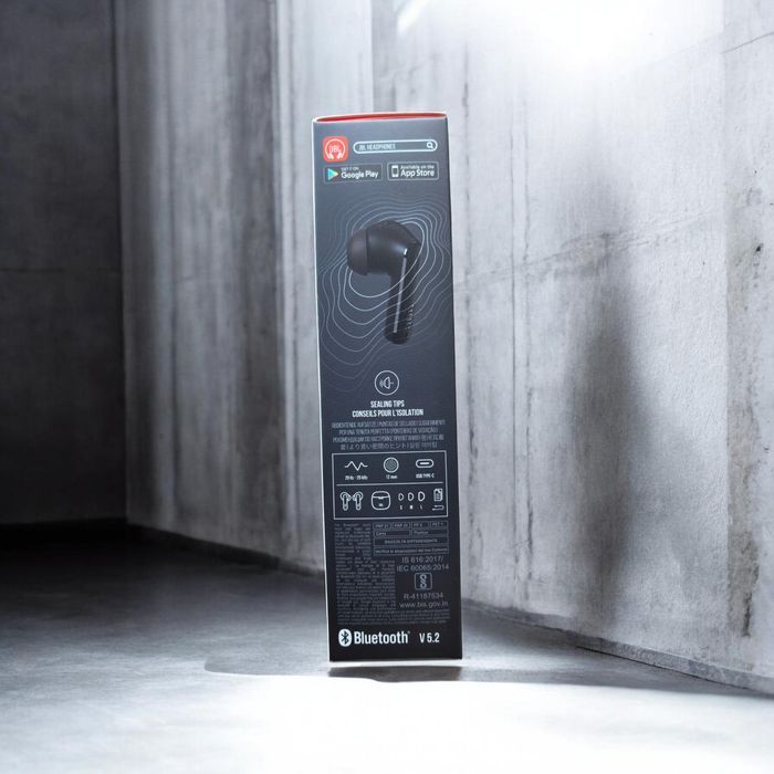 JBL Tune Flex Czarne - słuchawki z redukcją szumów | 32h baterii
