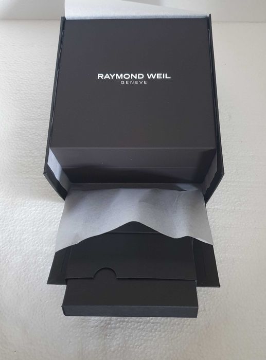 Caixa para relógio Raymond Weil, completa - NOVA