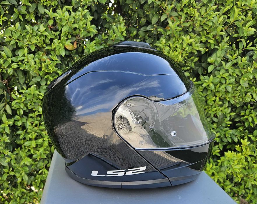 Capacete modular - LS2 Strobe 2 FF908 - Black Gloss