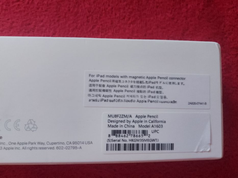 NOWY apple pencil (1generacji)