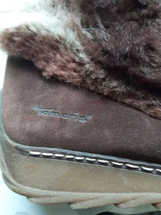 Tamaris ciepłe damskie kozaki  r 39 wkł 24,5