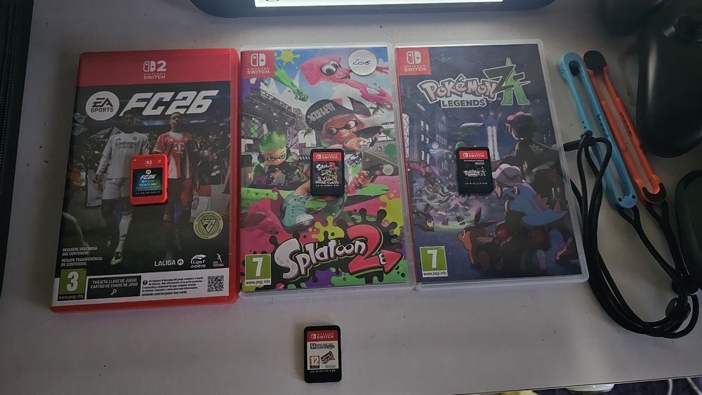 Nintendo switch 2 coma cessórios e garantia negociavel ou troca