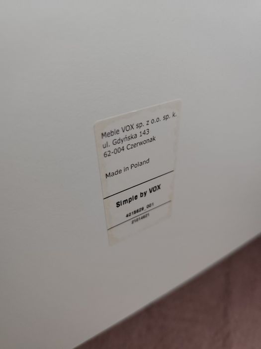 Szafki nocne Vox simple
