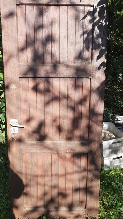 Skrzydło drzwiowe drewniane używane