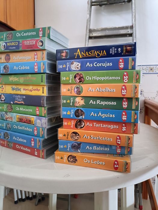 Cassetes VHS - o maravilhoso mundo dos animais