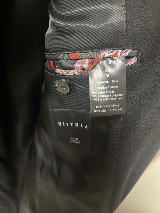 Elegancki płaszcz męski Vistula