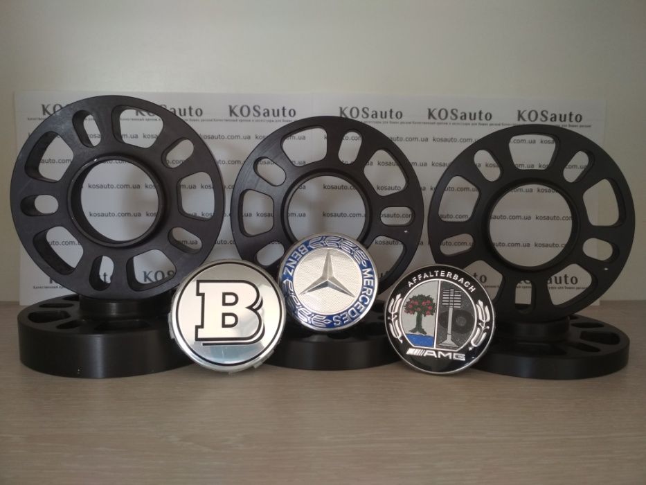 Проставки дисков колес BMW, AUDI, VW, MERCEDES, SKODA