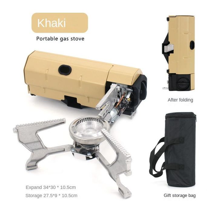 Портативна складна газова плита 2670 для кемпінгу Пальник бутан 2600