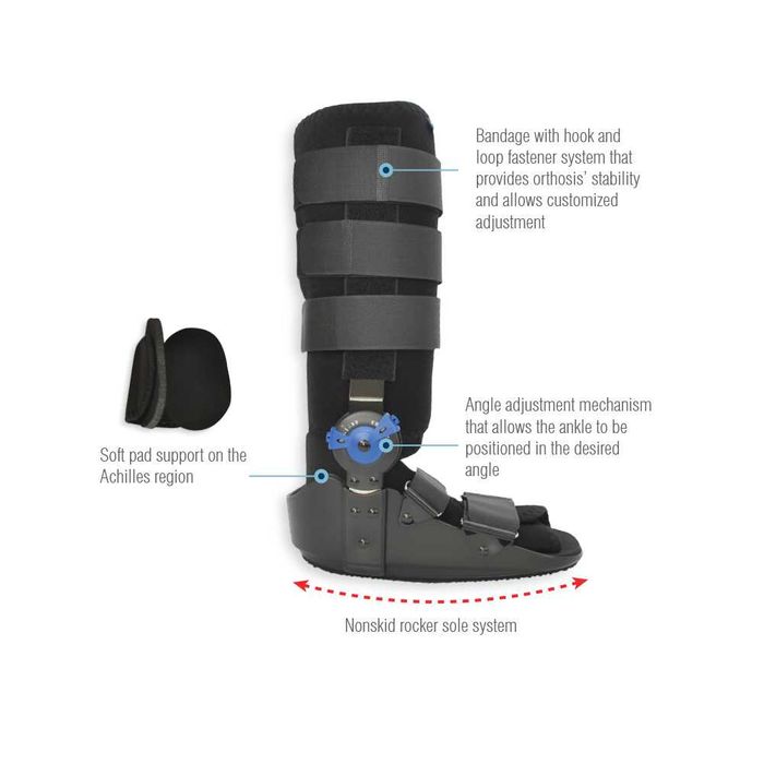 Ортез жорсткий регульований Aurafix 450А, Розмір L - з 44 по 47 розмір