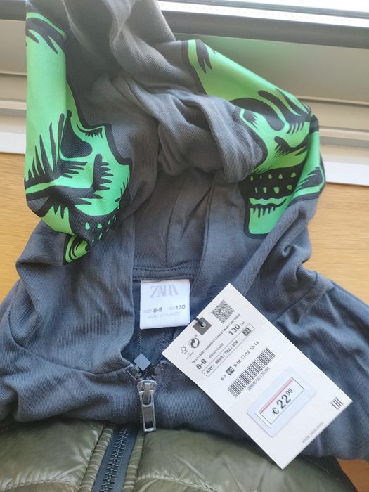 Fato esqueleto novo Zara