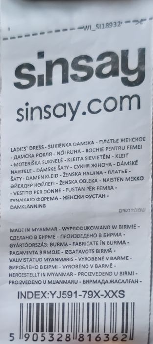 Sukienka koszulowa z długim rękawem w kolorze khaki z oryginalnym pask