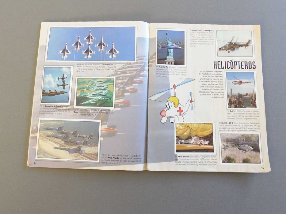 Caderneta Completa Aviões do Mundo