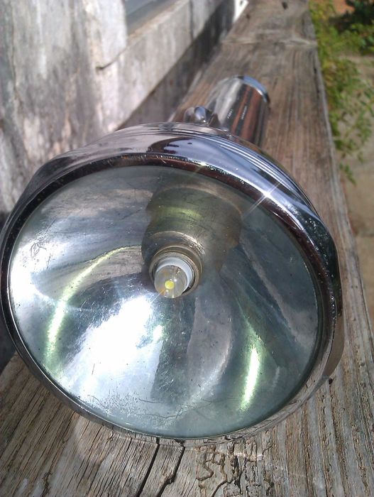 Modelo raro de coleção lanterna Ray-O-Vac c/ lâmpada LED