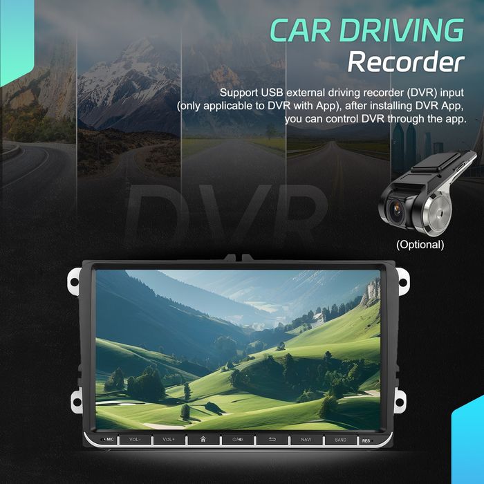 Radio Nawigacja Carplay 4/64Gb Vw,Golf,Seat,Polo,Touran
