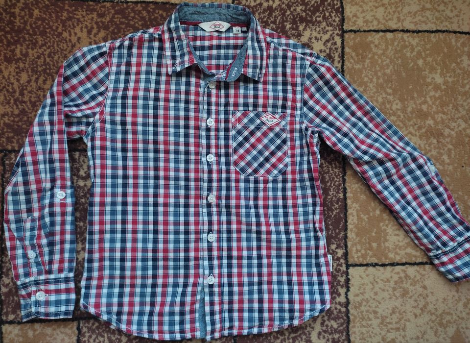 Сорочка рубашка хлопчику на 128 см 7-8 років