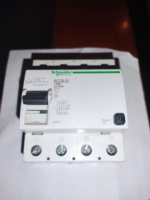 Interruptor Diferencial 4x125A