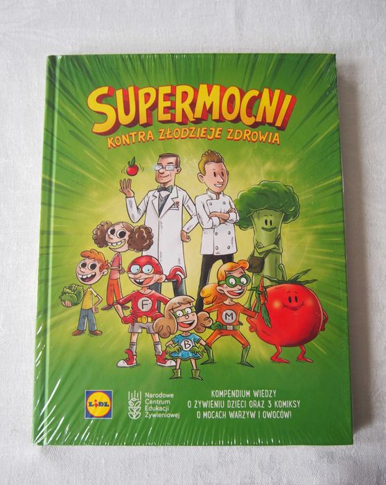 Książka Supermocni kontra złodzieje zdrowia, nowa, zafoliowana