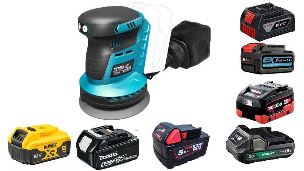 Szlifierka Mimośrodowa Dedra 18v Adapter Metabo