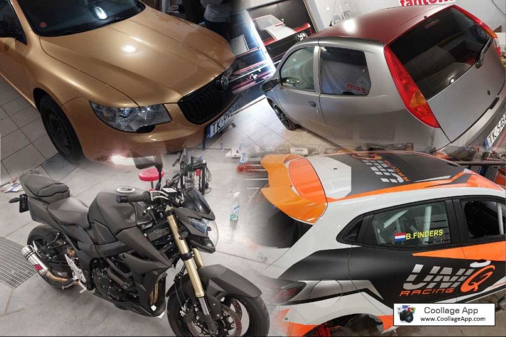 Oklejanie pojazdów samochodów motocykli Kielce