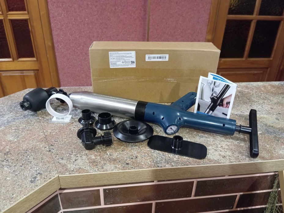 Пневматичний вантуз для прочистки каналізаційних труб