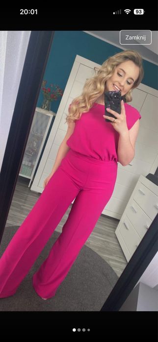 Komplet koszula + spodnie Fuksja