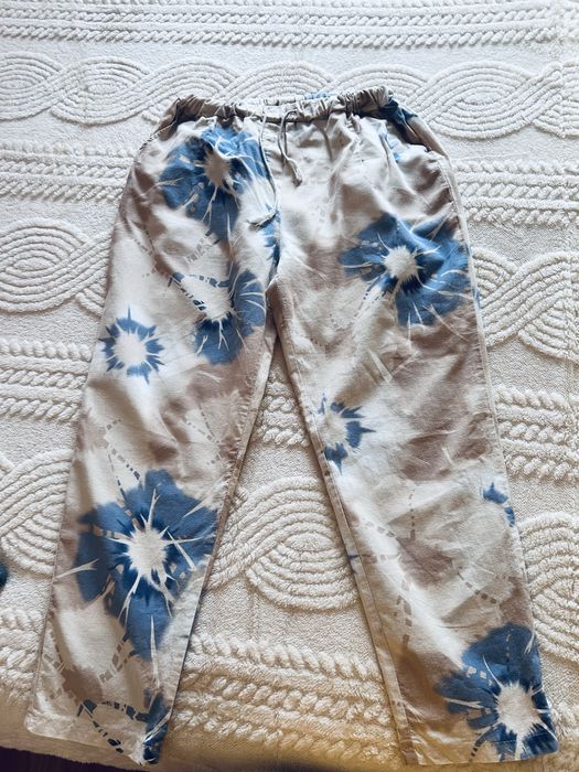 Лняные брюки большого размера