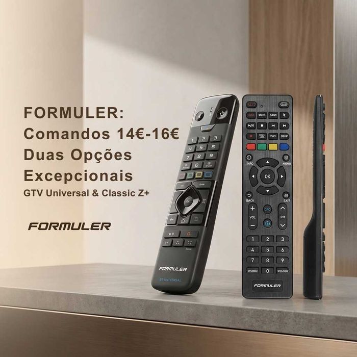 Comandos Formuler Original | Novos | Classic Z e GTV IR1