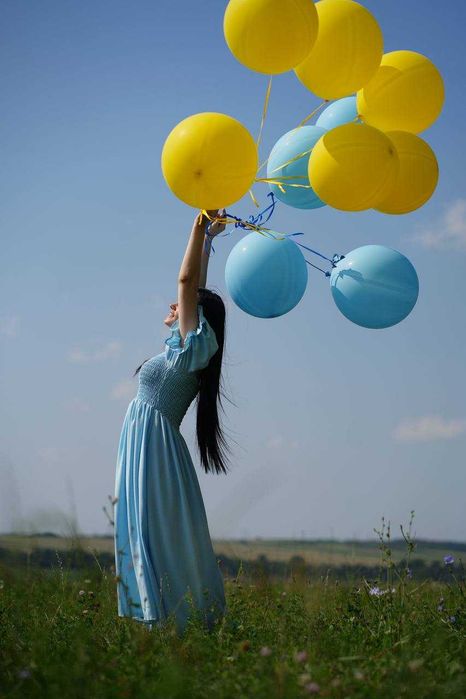 Сукня літня в блакитному кольорі